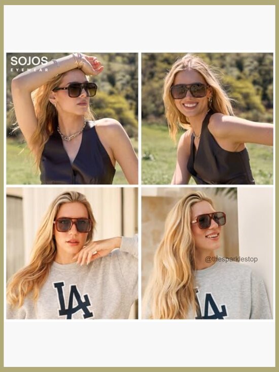 Retro Aviator Sunglasses with UV400 Lenses and Polarized Pink Mirror main image 4